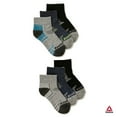 thumbnail image 1 of Reebok Boys Pros Series Quarter Socks, 6-Pack, 1 of 9