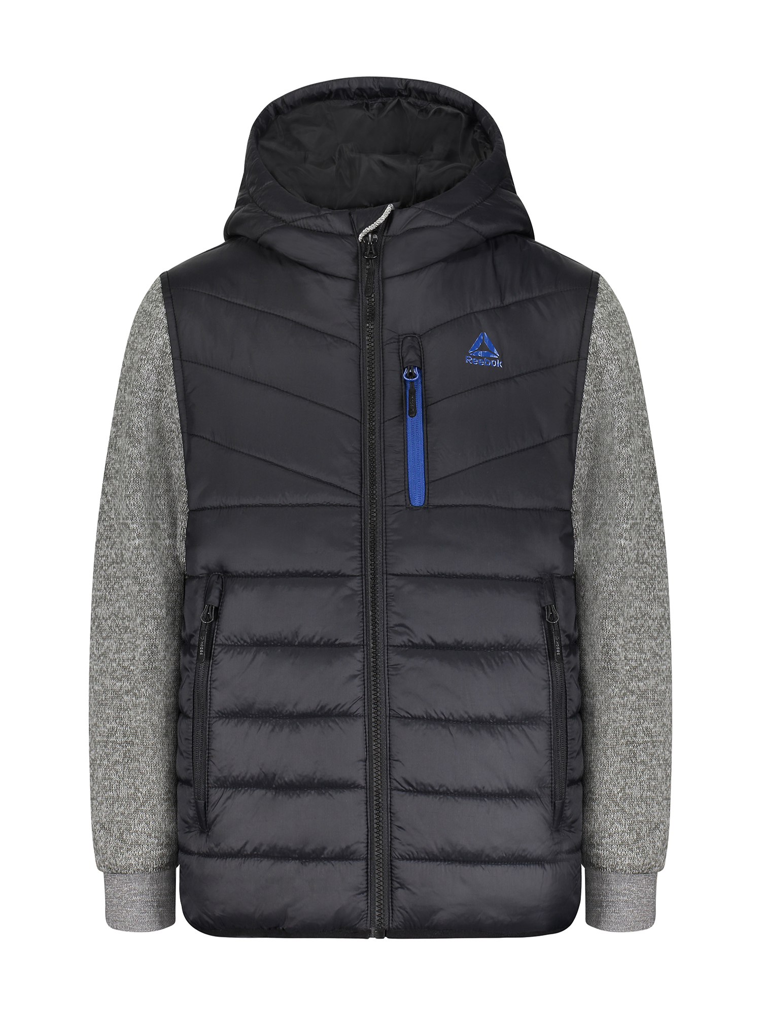 Reebok Boys Puffer Vest with Sleeves, Sizes 4-20 - image 1 of 2