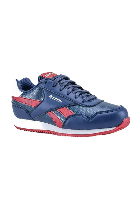 Boys Royal Classic Jogger Shoe in Blue Red Size 1