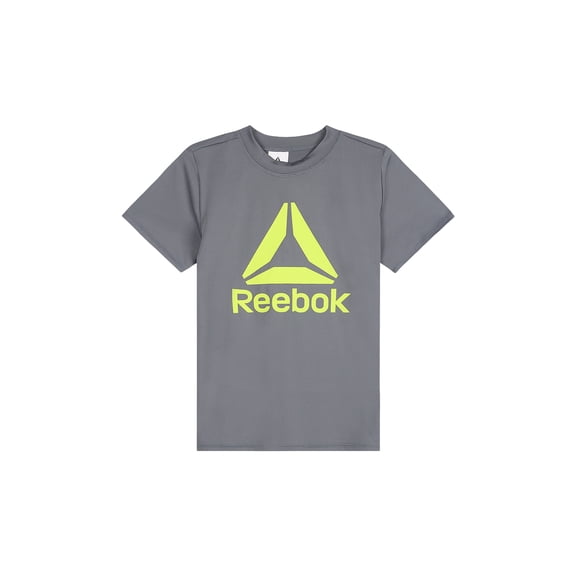 Reebok Boys Short Sleeve Rashguard with UPF 50+ Protection, Sizes 4-18