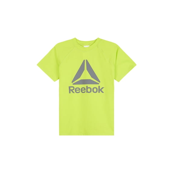 Reebok Boys Short Sleeve Rashguard with UPF 50+ Protection, Sizes 4-18