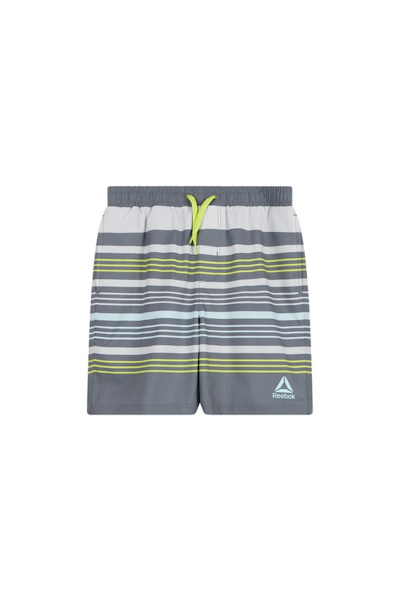 Boys Swim Trunks with Elastic Drawstring Waistband and UPF 50+ Protection, Sizes 4-18