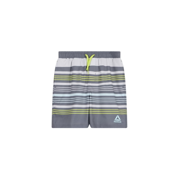 Reebok Boys Swim Trunks with Elastic Drawstring Waistband and UPF 50+ Protection, Sizes 4-18