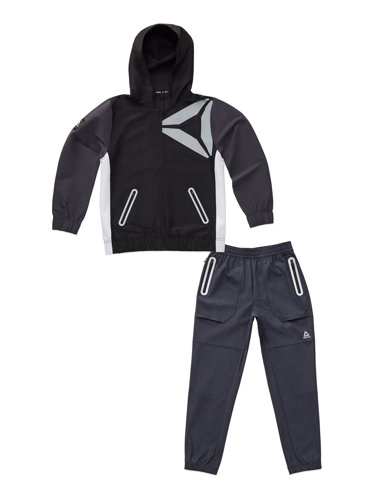 Reebok Boys Transition Jacket and Joggers 2-Piece Set, Sizes 4-18 ...