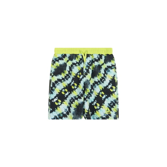 Reebok Boys Volley Swim Trunks with Elastic Drawstring Waistband and UPF 50+ Protection, Sizes 4-18