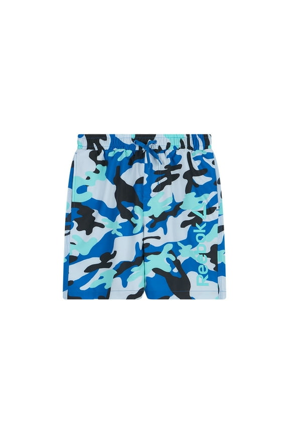 Boys Volley Swim Trunks with Elastic Drawstring Waistband and UPF 50+ Protection, Sizes 4-18