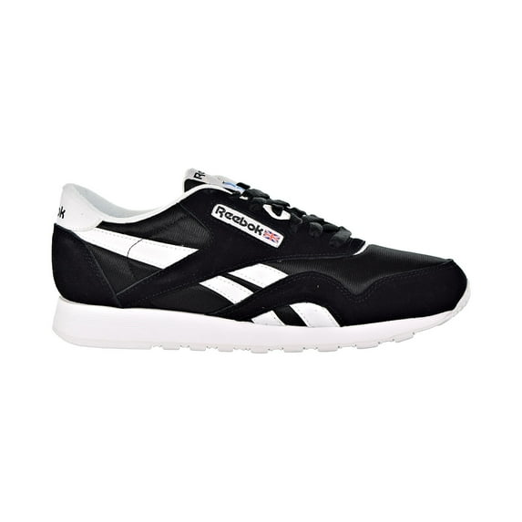 Reebok Classic Leather Nylon Men's Shoes Black/White 6604