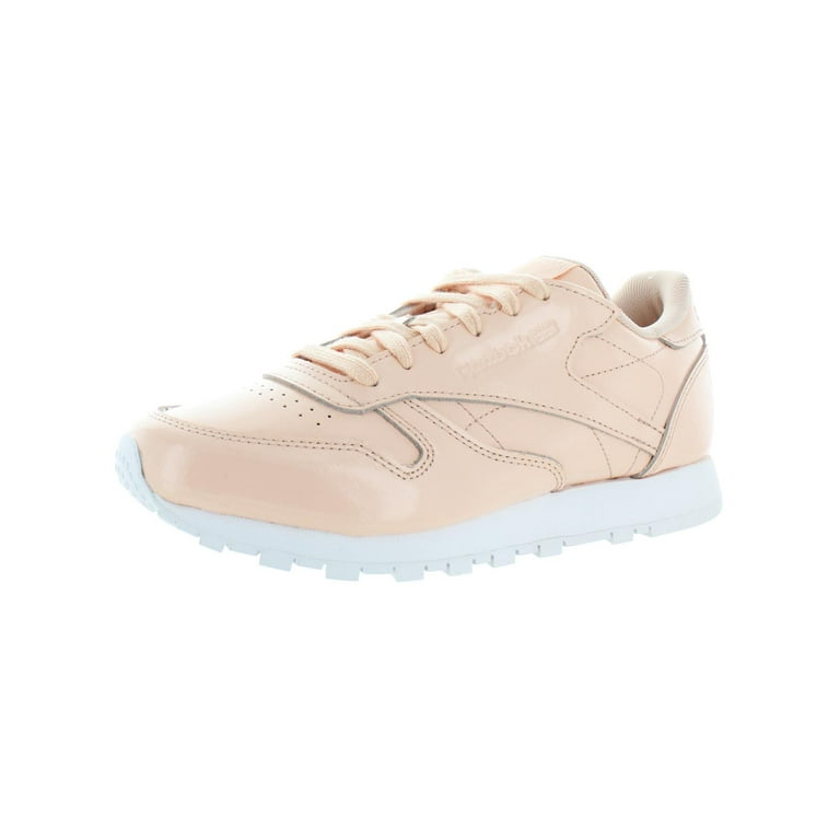 Reebok Classic Leather Patent Womens Shoes Size 7.5 Color Coral