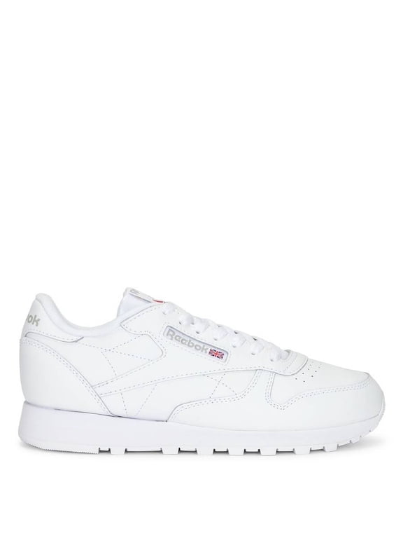 Classic Leather Retro Style Sneakers, Size 5.5