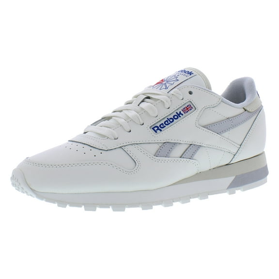 Reebok Classic Leather Unisex Shoes Size 7.5, Color: Chalk/Light Solid Grey/Alabaster