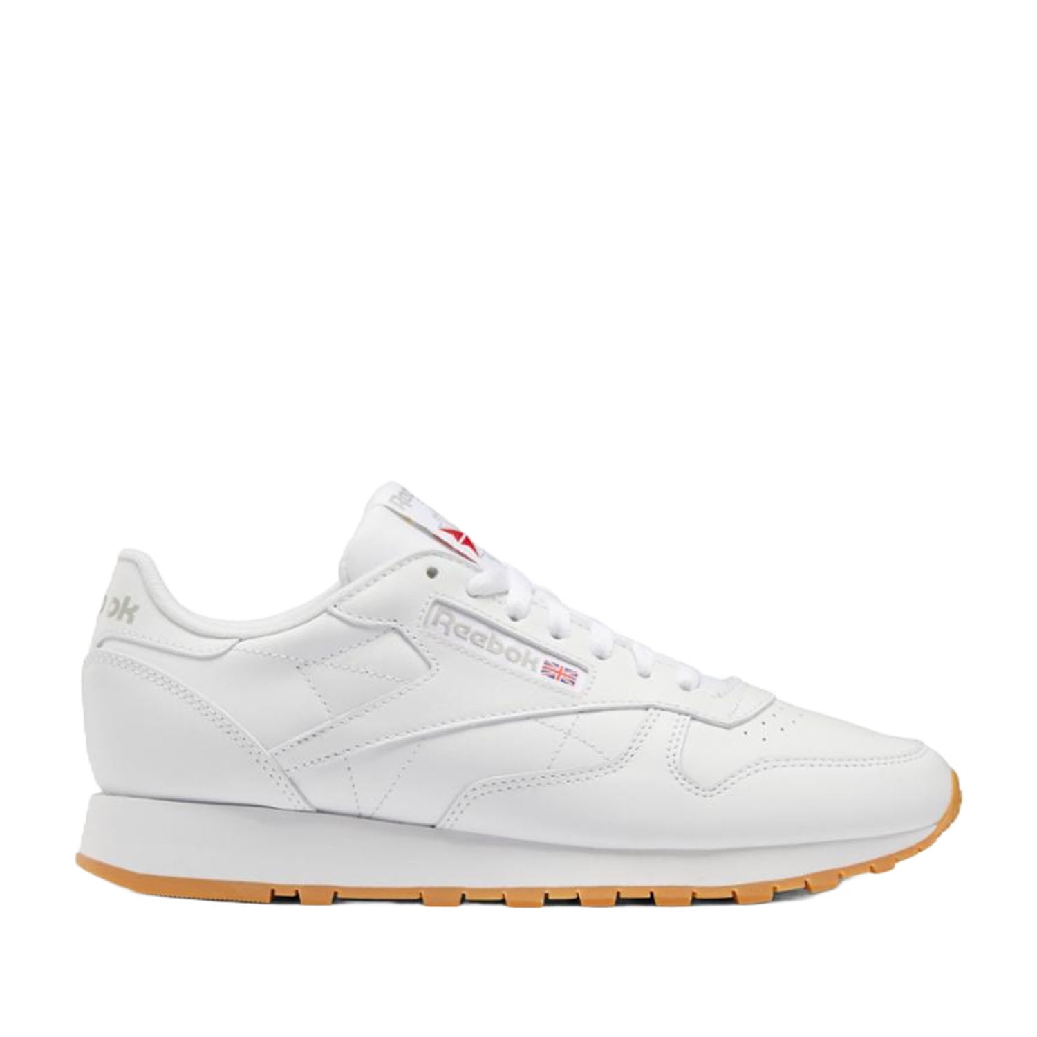 Reebok Classic Leather 100008491 Unisex White/Gum Low Top Running  