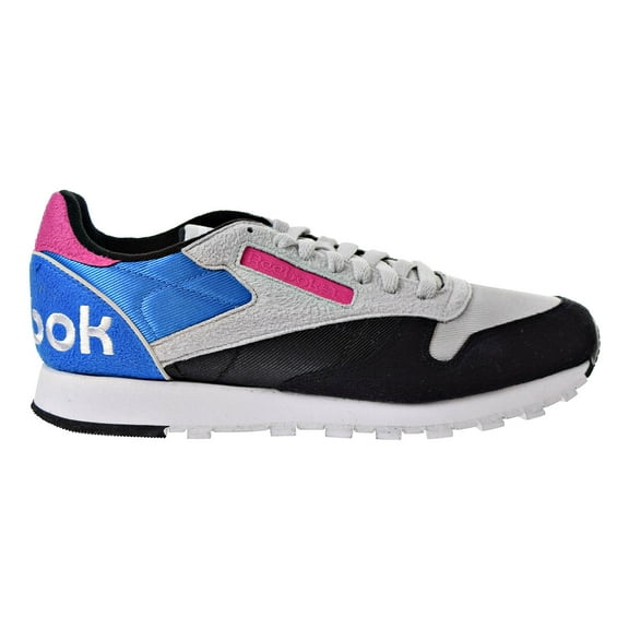 Reebok Classic Leather WB Men's Shoes Black/Skull Grey/Risk Blue bs6198