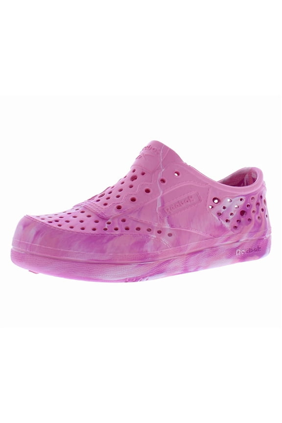 Classic MLD PS Girls Shoes Size 1, Color: Pink/Purple/White