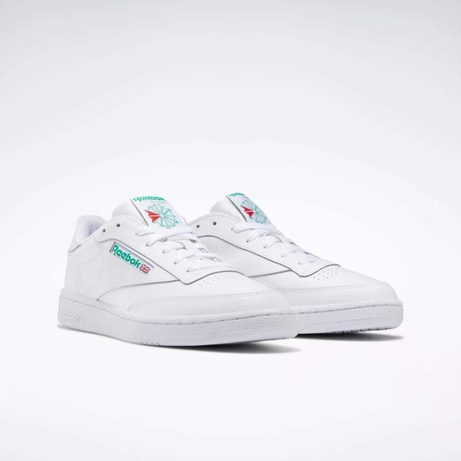 Reebok Club C 85 100000155 Mens White Green Leather Philippines Ubuy