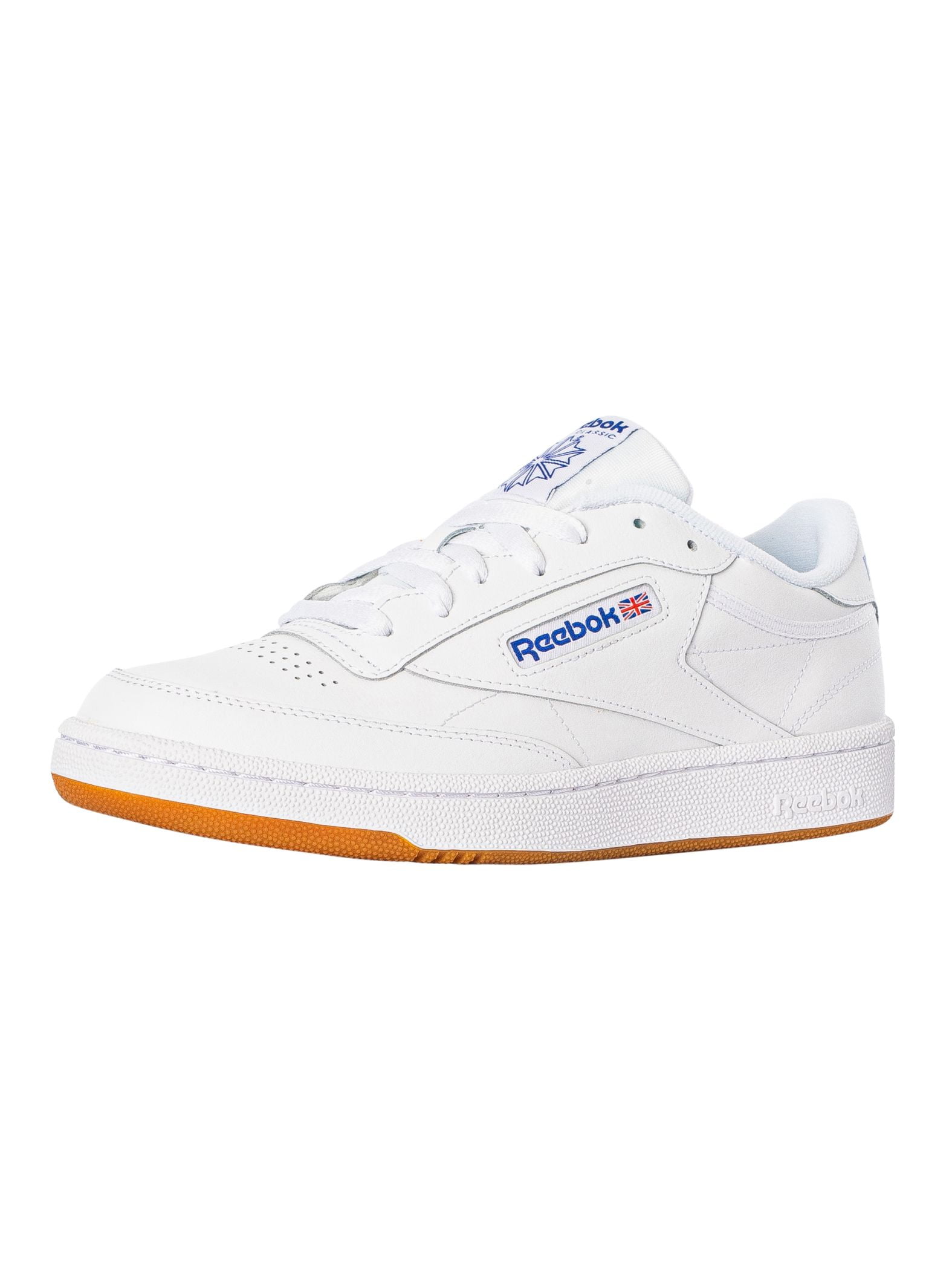 Reebok Classic Club White Leather Sneakers Men\'s Size 10 Retro Tennis Shoes NWT 51cflmzd5WL._AC_UY900_.jpg main image 2