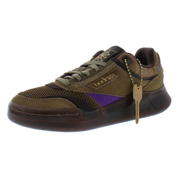 Reebok Club C Legacy Unisex Shoes Size 4, Color: Just Brown/Extreme Purple/Earth