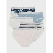 Reebok Cotton Stretch Hipster Seamless Girls Underwear Panties, 5 Pack