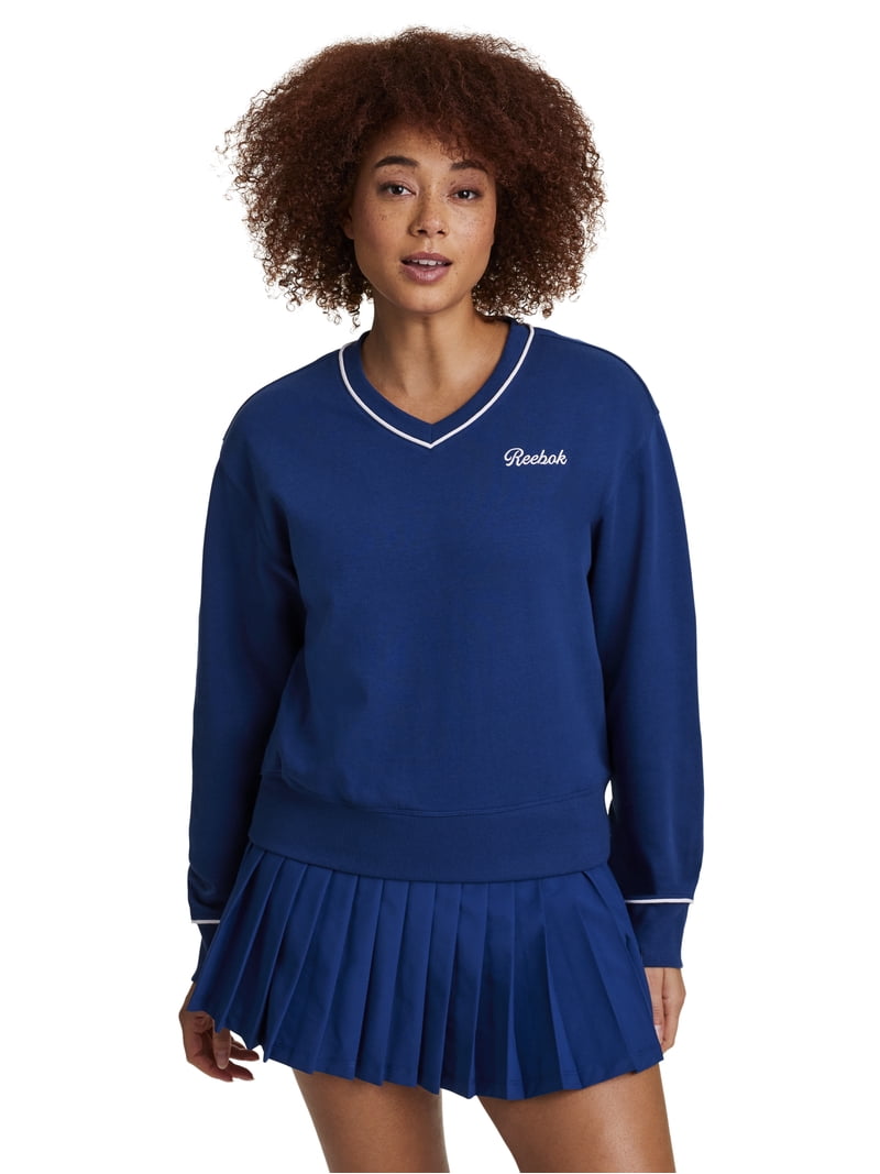 Reebok Courtside Oversize Meet & Greet Crew, Sizes XS-4X - Walmart.com
