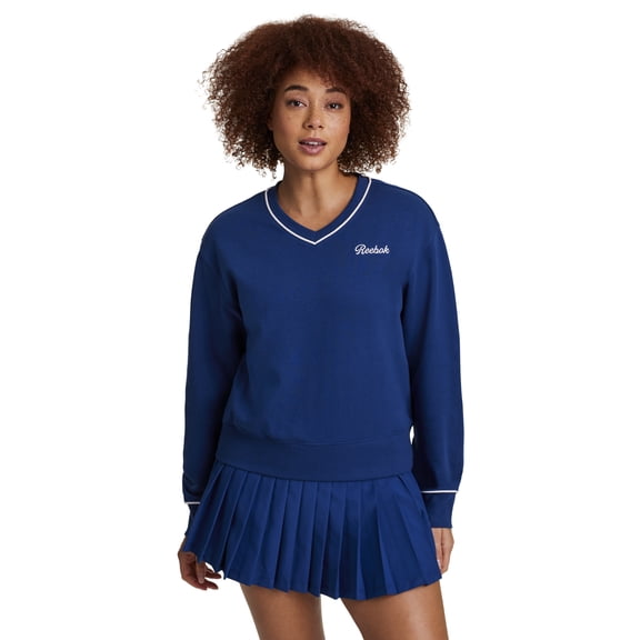 Reebok Courtside Oversize Meet & Greet Crew, Sizes XS-4X