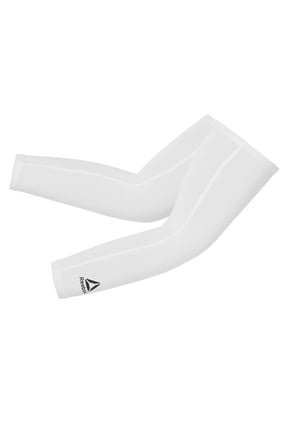 ActivChill Compression Arm Sleeves, S/M - L/XL, White, Cooling, Anti-Slip Silicone, Nylon & Spandex, Unisex, 2 Pack