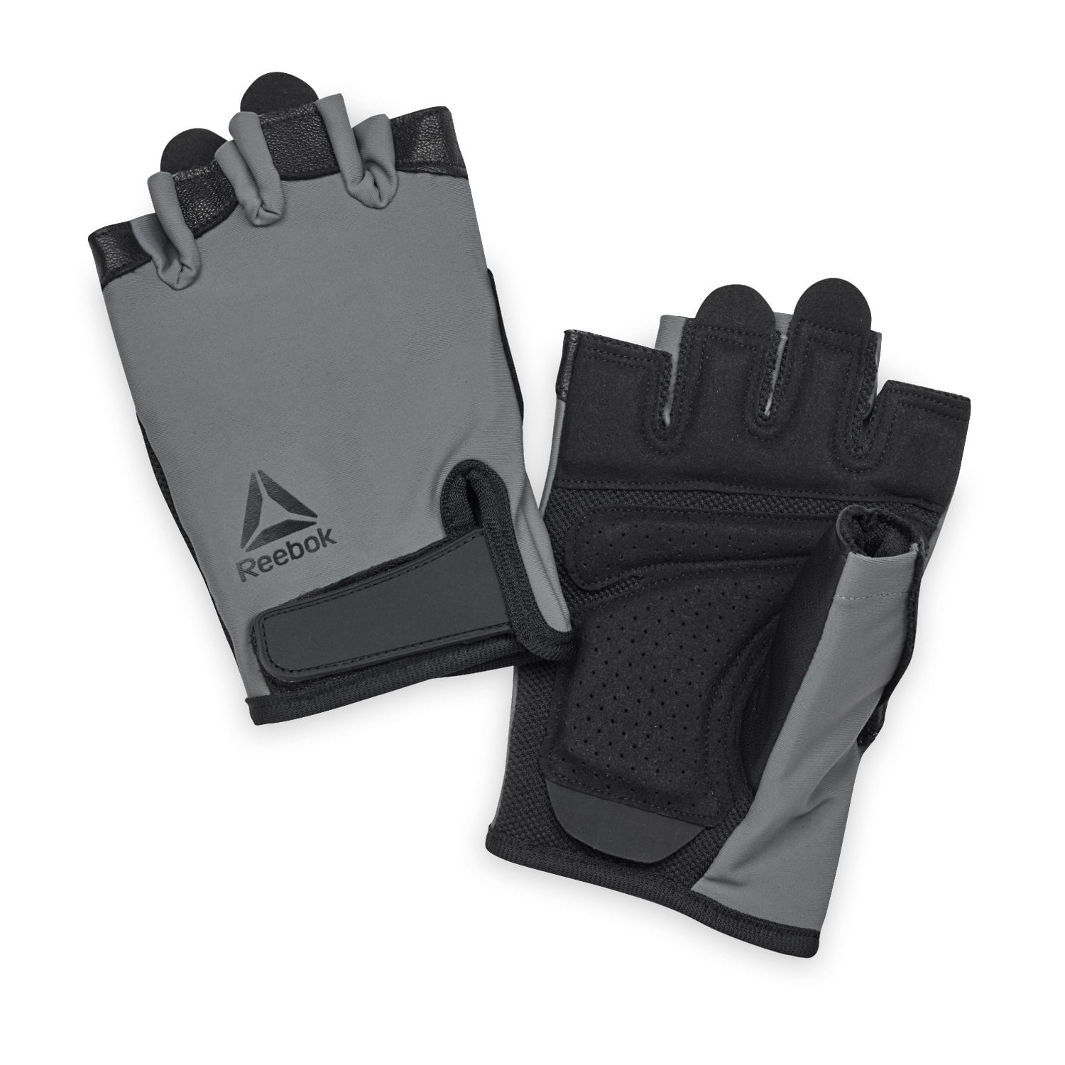 Reebok Delta Performance Fitness Gloves Small/Medium - Large/Extra-Large - Grey