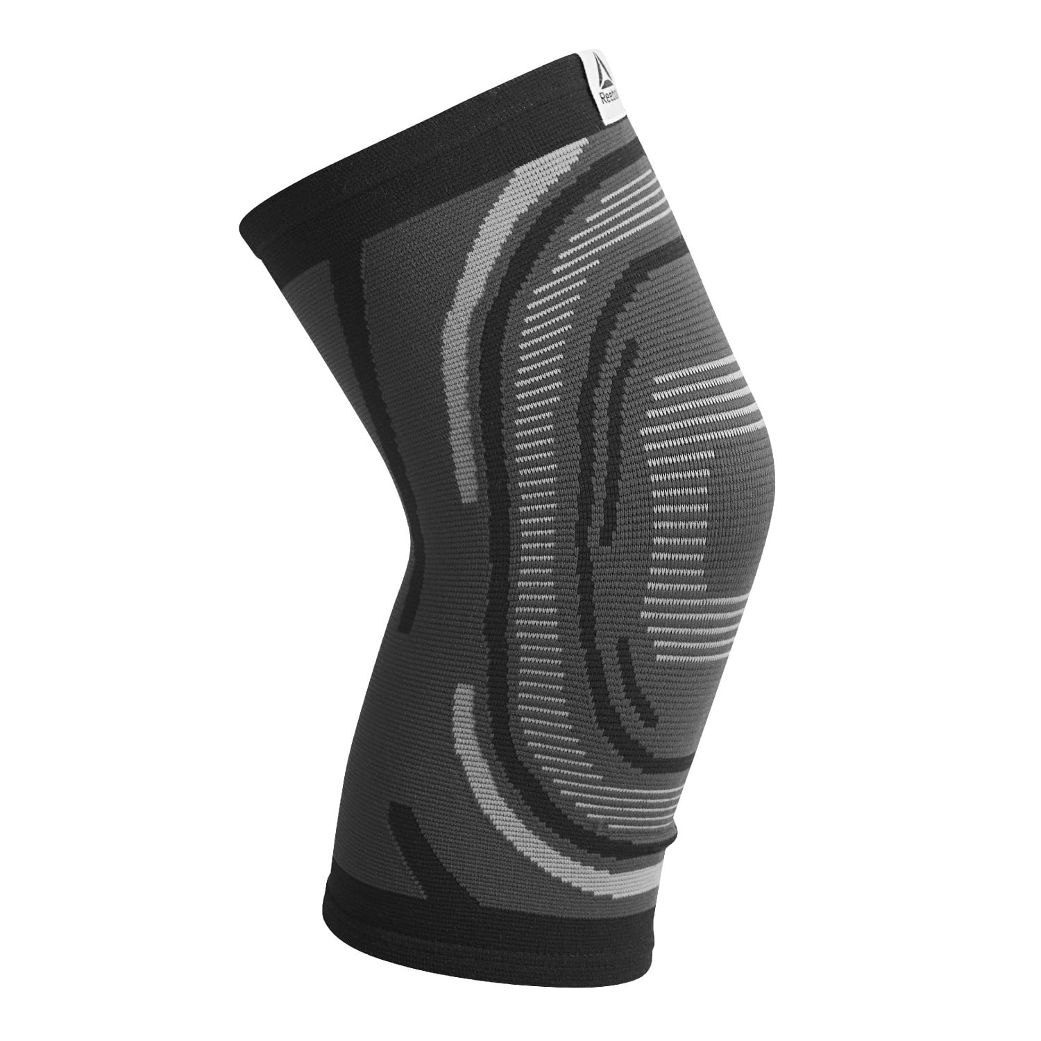 Reebok Delta Speedwick Knit Knee Support, S/M - L/XL, Black, 4-Way Stretch, Moisture Wicking, Anti-Slip, Unisex