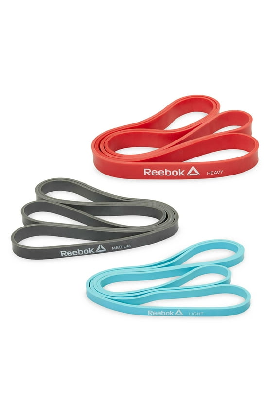 Super Band Kit 3-Pack, Light Medium And Heavy Resistance Bands Included