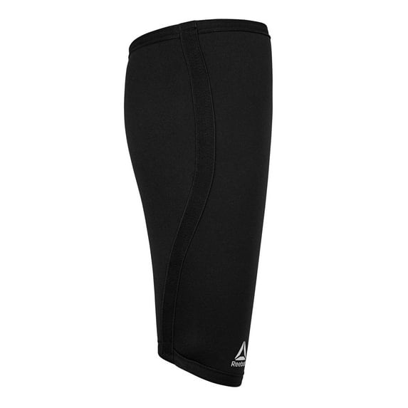 Reebok Delta Support + Calf Sleeve, Small/Medium - Large/Extra Large, Black, Premium Support Comfort Fit Fabric, Unisex Sizing