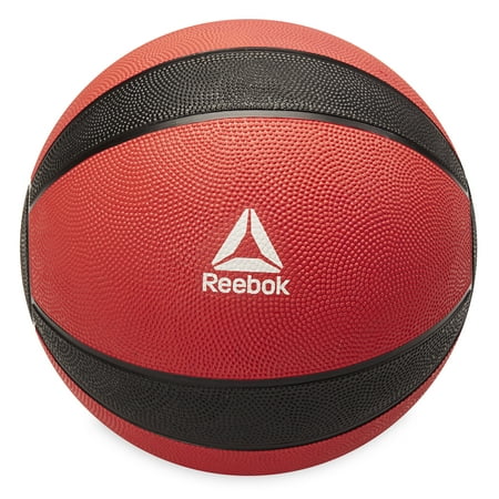 Reebok Delta Textured Medicine Exercise Ball 10Lb - 15Lb , Rubber