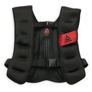 Reebok Delta 20 lb Adjustable Weighted Vest, Black, Unisex