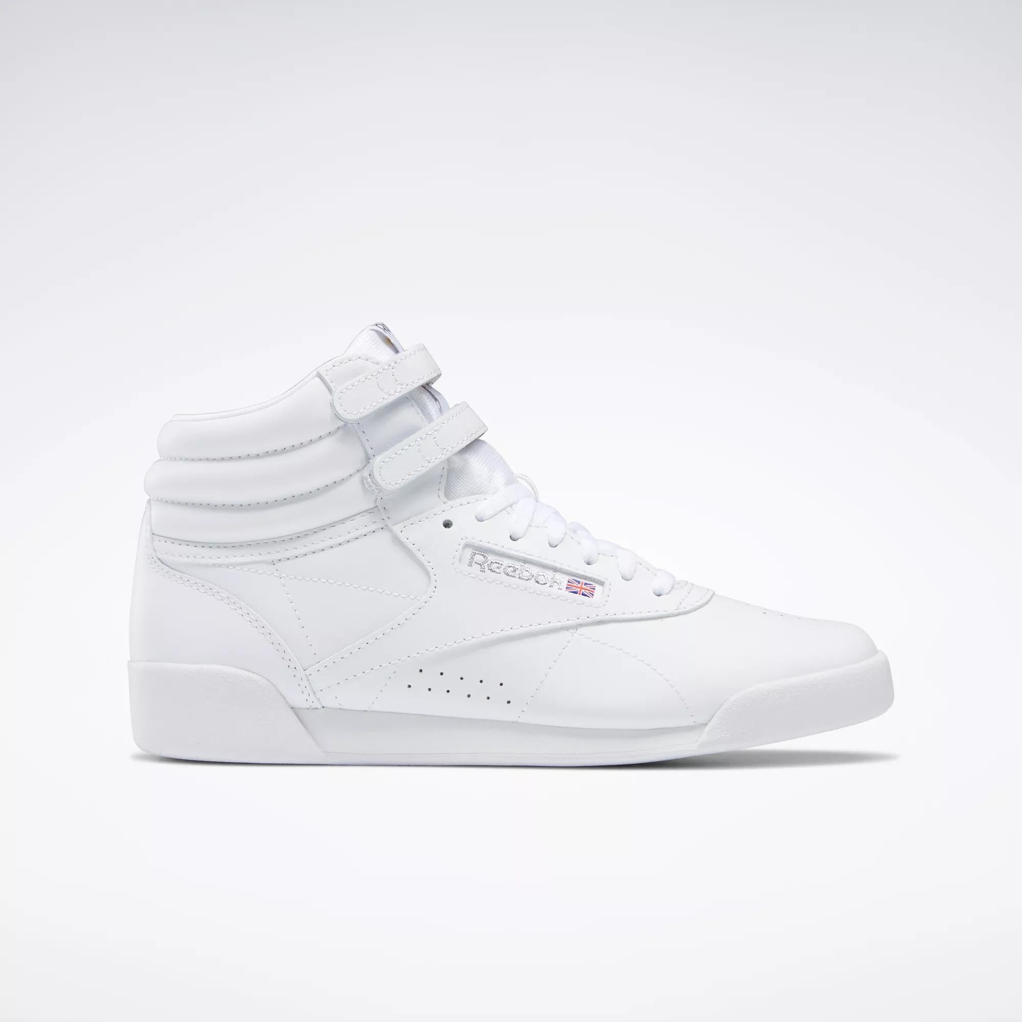 Reebok Girls' Classic Sneakers, Mid-Cut School Shoes, White
