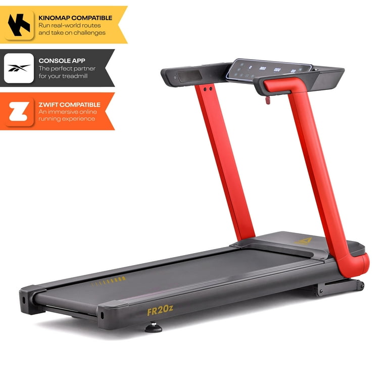 Reebok FR20z Floatride Treadmill Red with Incline, Bluetooth