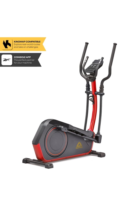 FR30 Home Elliptical Cross Trainer, Red, Cardio Exercise, Bluetooth, 32 Electronic Resistance Levels