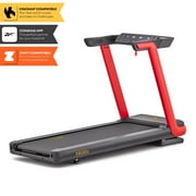 Reebok FR30z Floatride Treadmill - Red with Incline, Bluetooth, Walking or Running, 4 HP, 12.4 MPH, 330 lb. Capacity