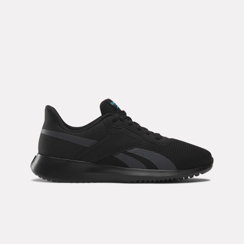 Reebok Running~Men’s Black Mesh Upper Athletic Sneaker~Lace Closure~Size 10 Men main image 3