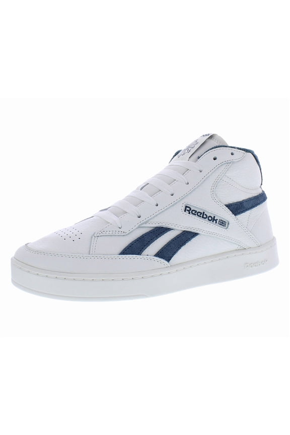 Footwear Unisex' Club C Form Hi Reebok Classics Ftw Men Chalk/Hoops Blue /Feel Good Bl , 8.5 M US