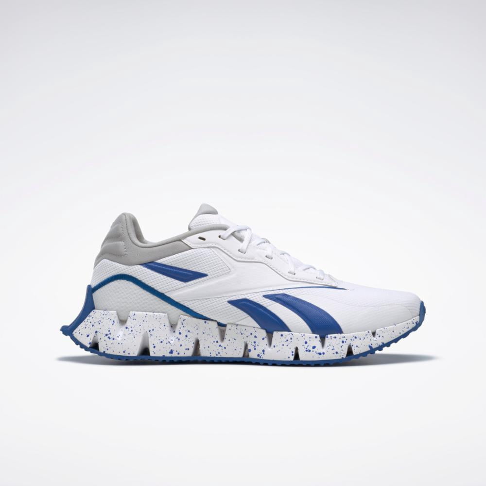 Reebok Reezig Reebok Footwear Unisex' Zig Dynamica 4 Ftwwht/Vecblu/Pugry3 , 10 M US ...