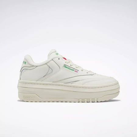 Reebok Footwear Women's Club C Extra Reebok Classics Ftw Women Chalk/Chalk/Glen Green , 9.5 M US