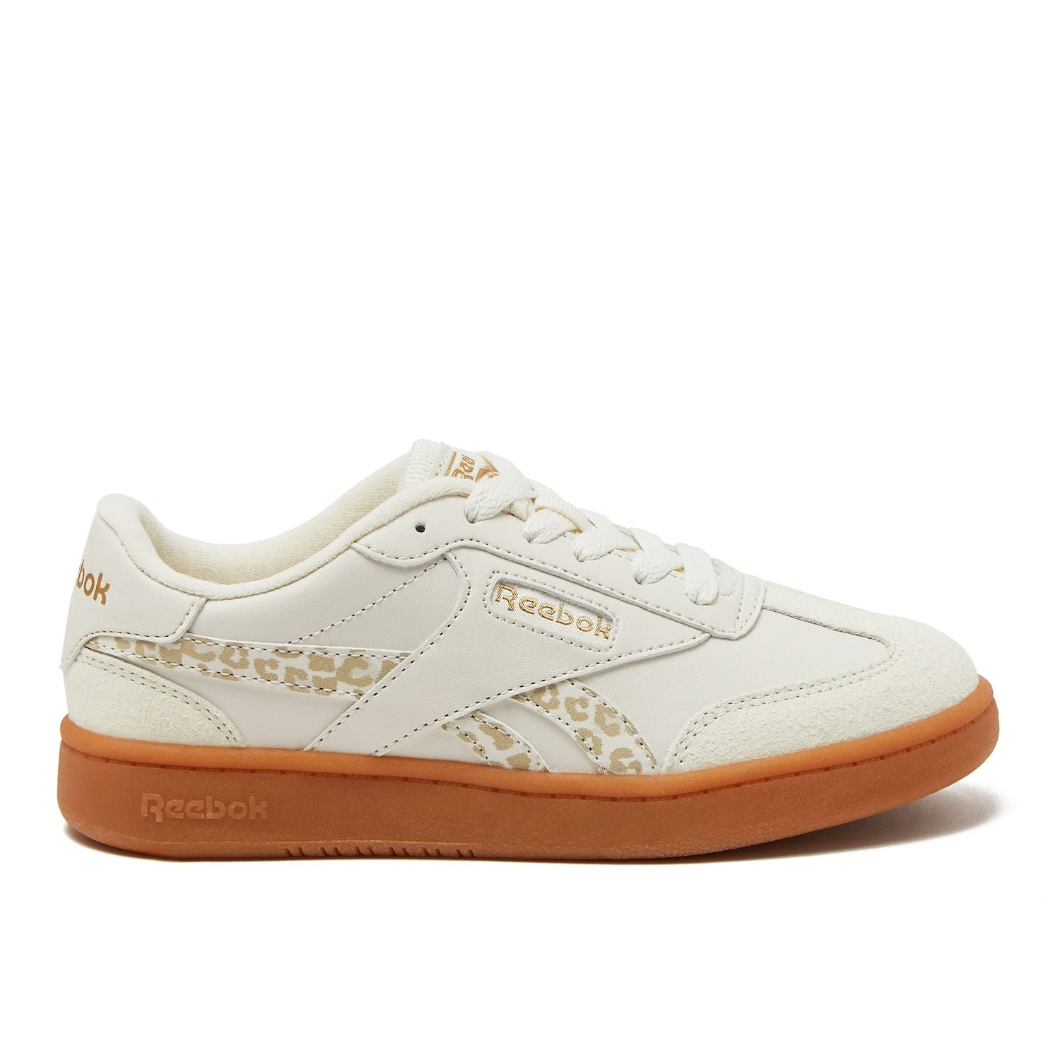 Reebok Forte Lounger Kids' Shoes Color: Chalk Gold Leopard Gum Reebok Forte Lounger Kids' Shoes Color: Chalk Gold Leopard Gum