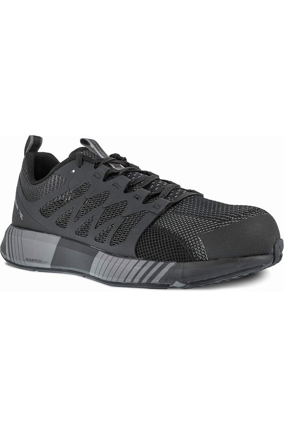 Fusion Flexweave Work Athletic Work Shoe Slip Resistant Black Wide Men's Size 9.5