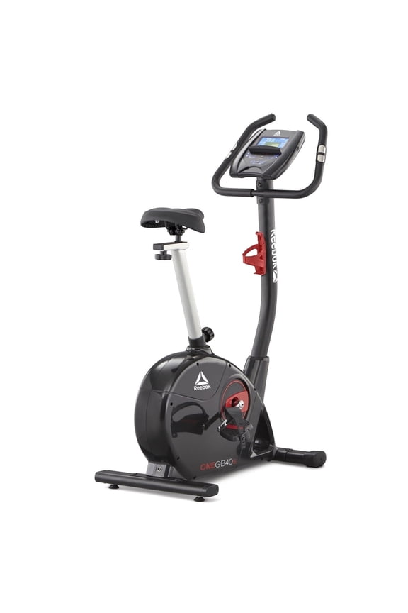 Fitness Delta GB40s Exercise Bike, Indoor Upright Stationary Cycling, Cardio Exercise, Bluetooth, 32 Electronic Resistance Levels