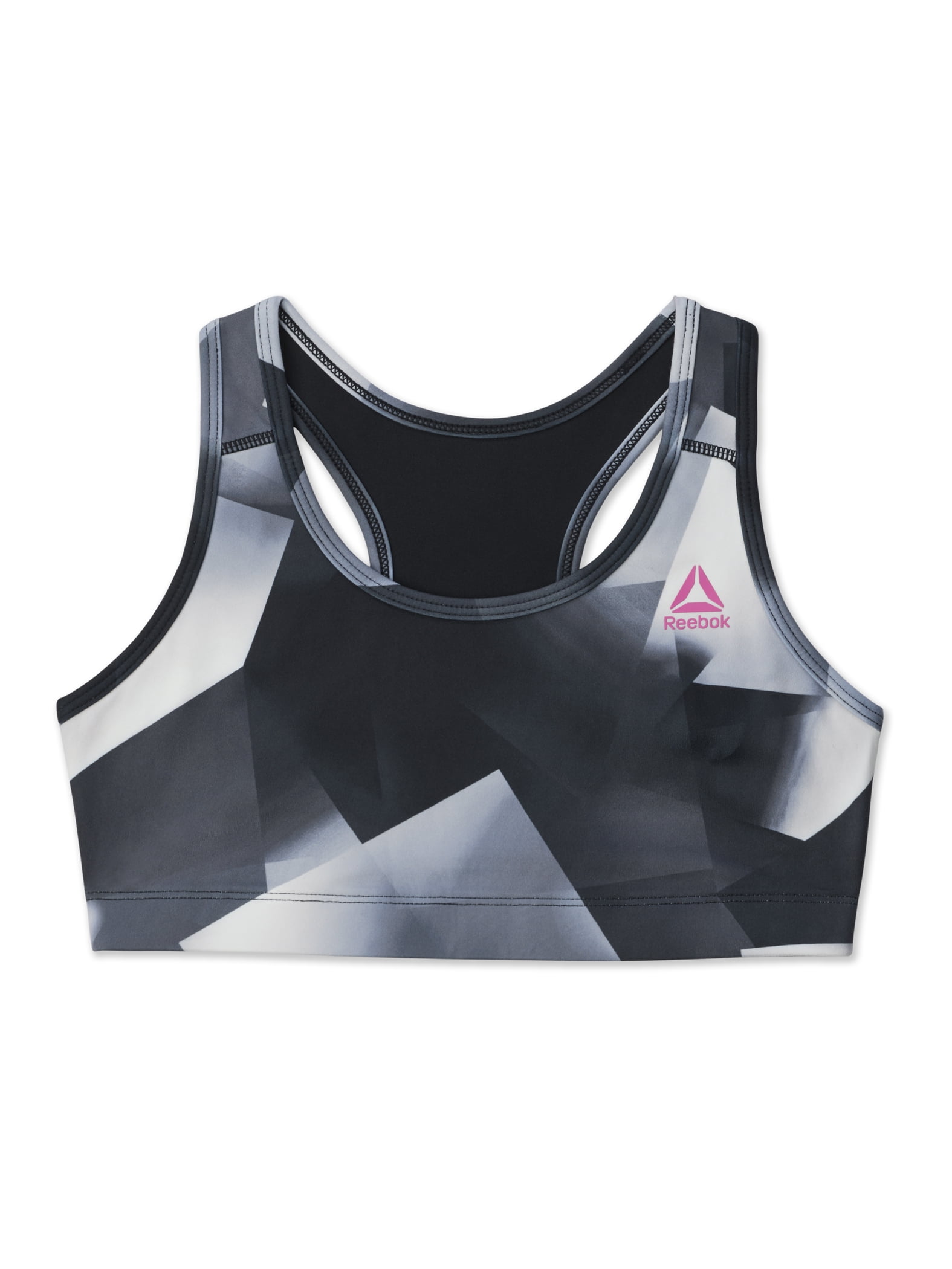 Sport Bra Reebox Reebok Kids Racerback Sports Bra, Comfortable Fabric, Sizes 4-18, Ombre ...