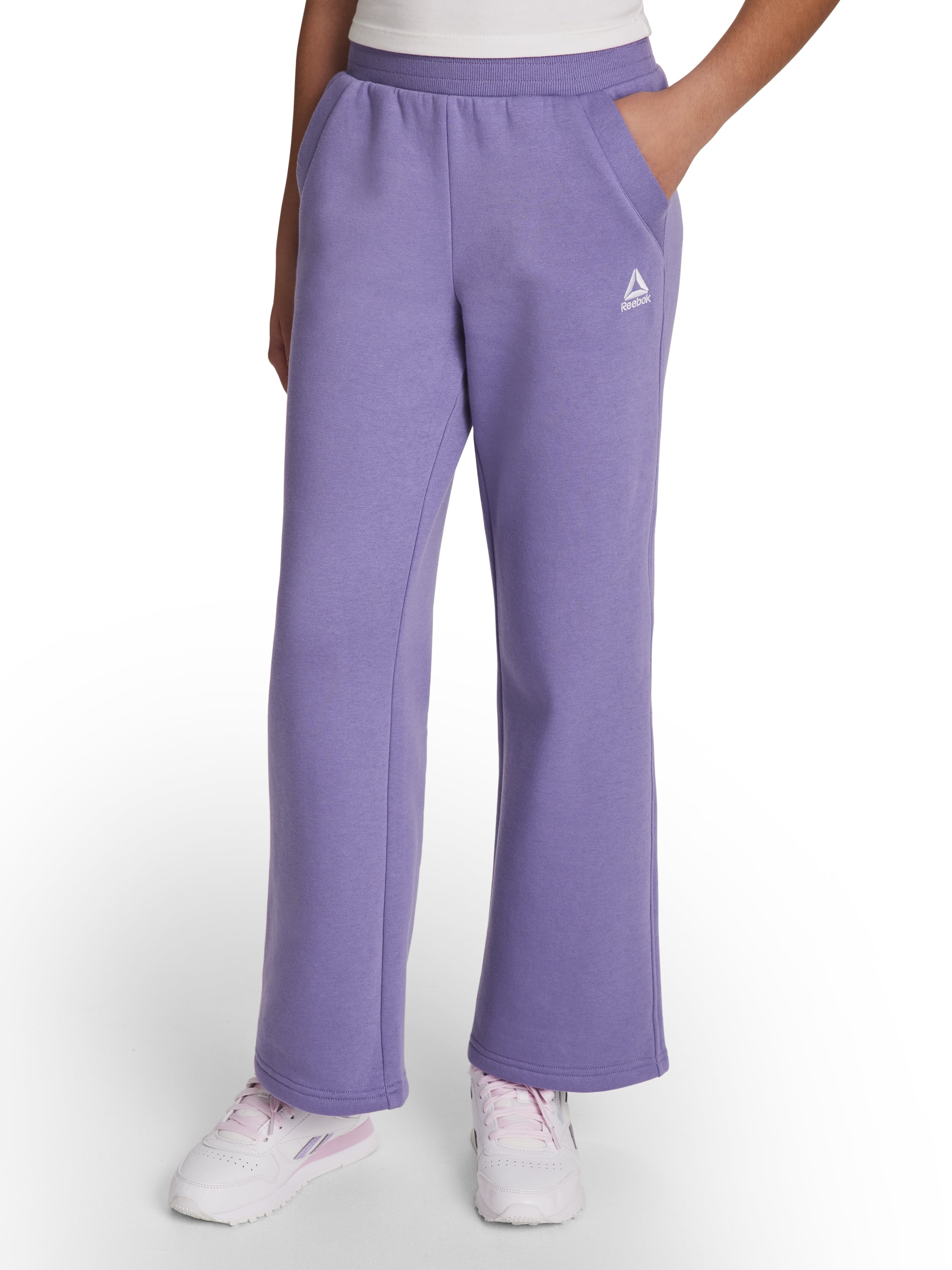 Reebok Girl's Game Day Fleece High Waisted Puddle Pant, Sizes 4-18