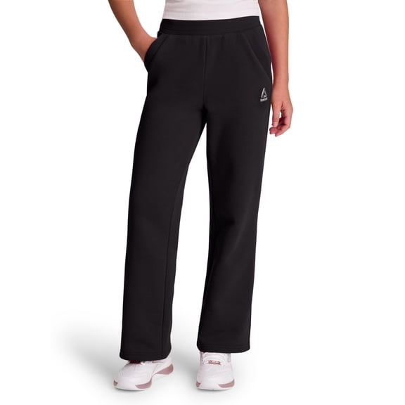 Reebok Girl's Game Day Fleece High Waisted Puddle Pant, Sizes 4-18
