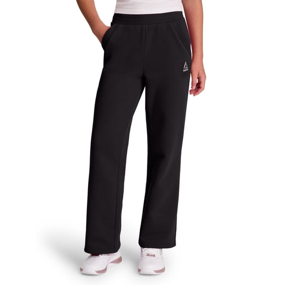 Reebok Girl's Game Day Fleece High Waisted Puddle Pant, Sizes 4-18