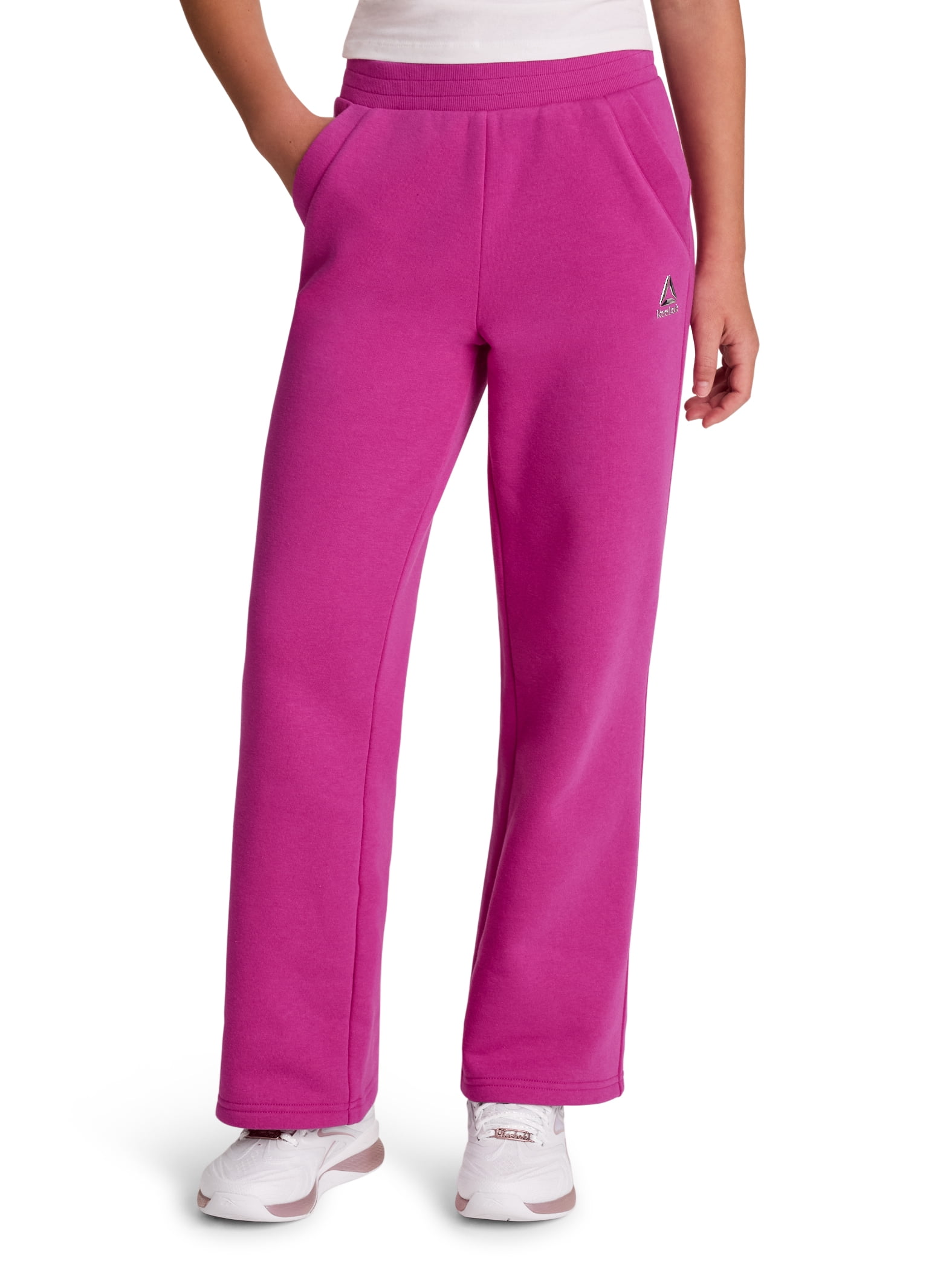 Reebok Girl's Game Day Fleece High Waisted Puddle Pant, Sizes 4-18