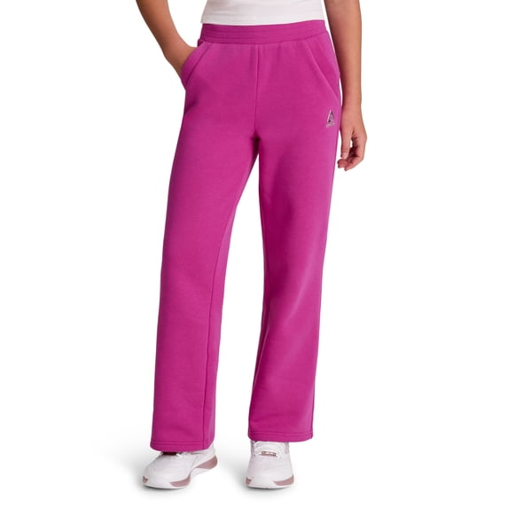Reebok Girl's Game Day Fleece High Waisted Puddle Pant, Sizes 4-18