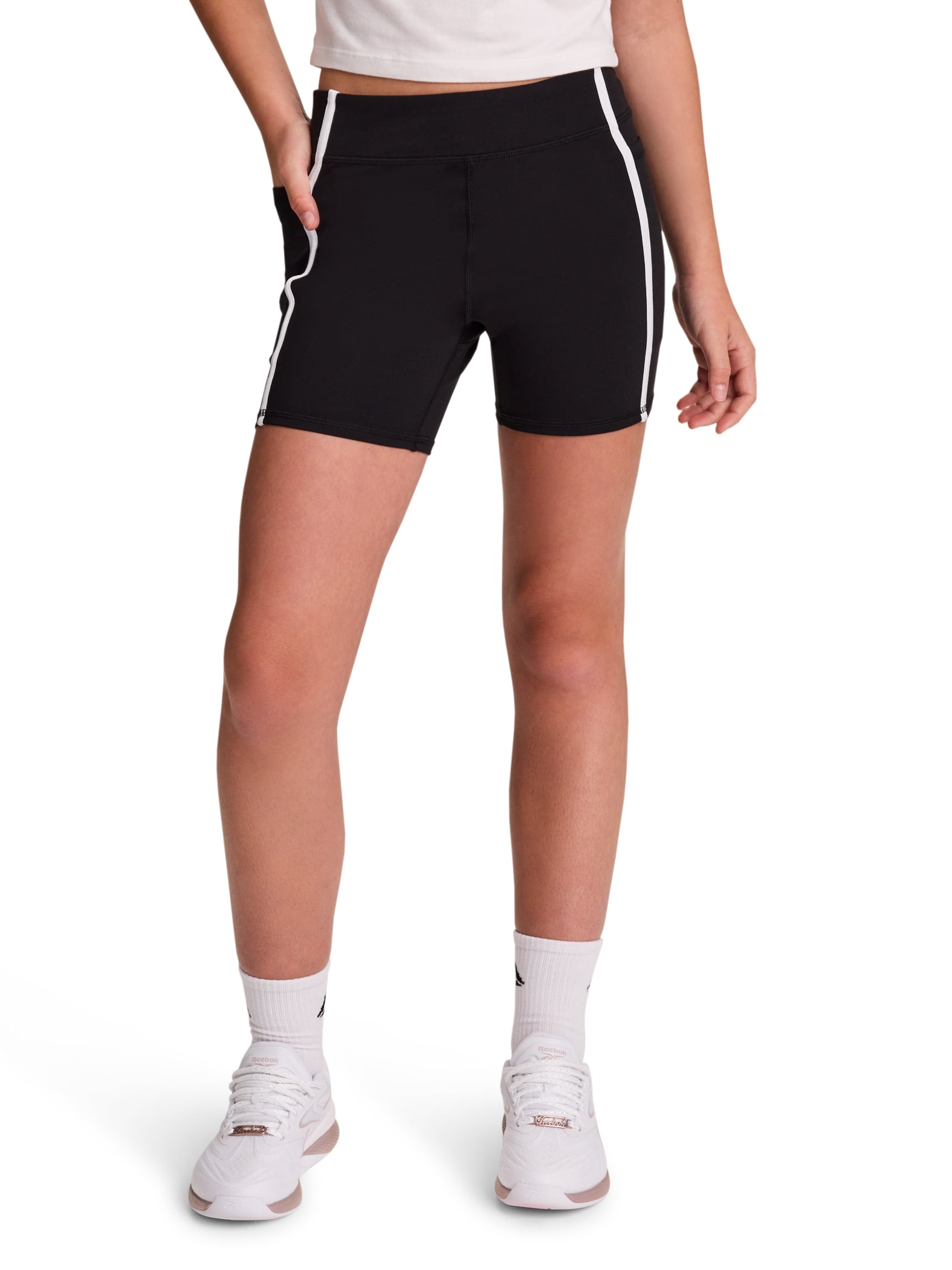 Reebok Girl's Active Hot Shot Bike Short, Sizes 4-18