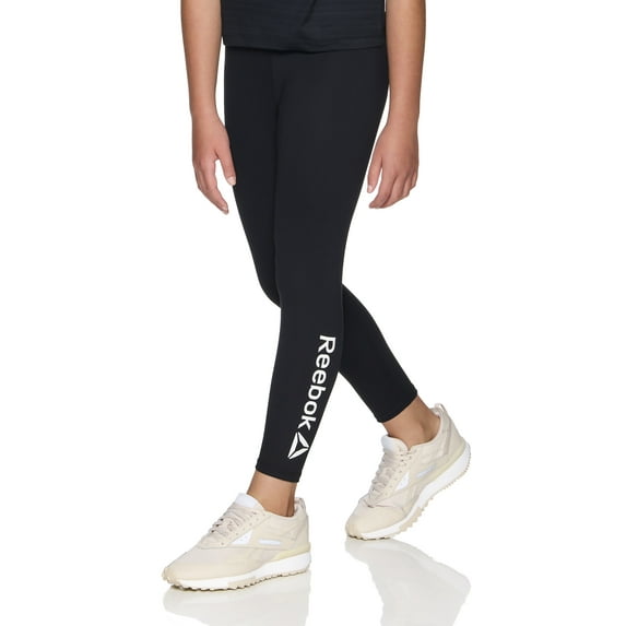 Reebok Girl's Active Prestige 7/8 Legging With 18" Inseam, Sizes 4-18
