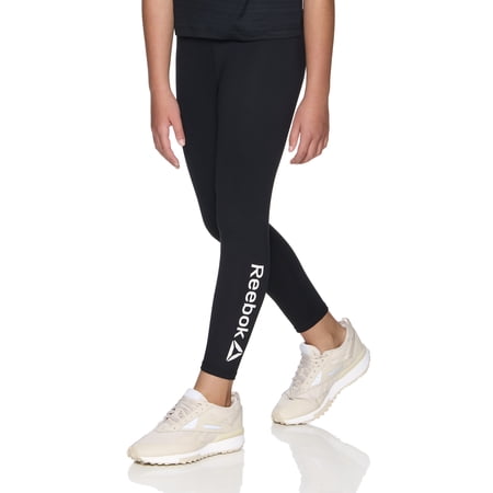 Reebok Girl's Active Prestige 7/8 Legging With 18" Inseam, Sizes 4-18